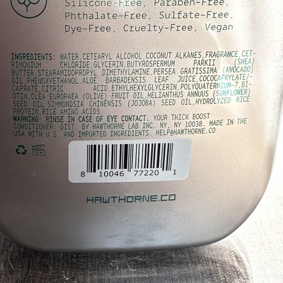 Hawthorne Thick Boost Conditioner Biotin + Rice Protein - Steamroom - 16fl oz - Picture 4 of 5